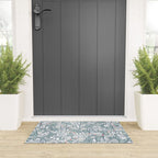 ma ville mon amour; City life collection blue teal  Welcome Mat Gallery Image 3