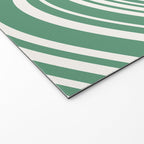 Wavy Stripes XXXIX - Kelly Green Welcome Mat Gallery Image 2