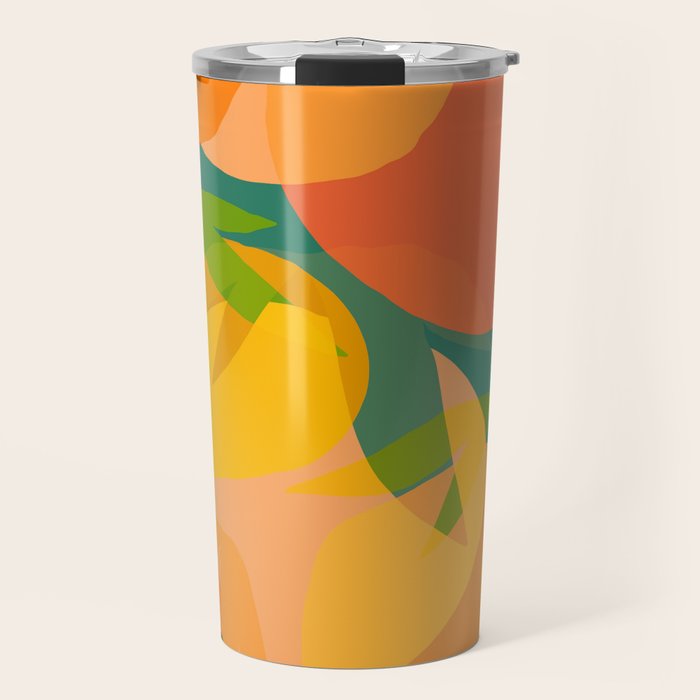 Spring Citrus #2 - Modern Art Print Travel Mug Gallery Image 1