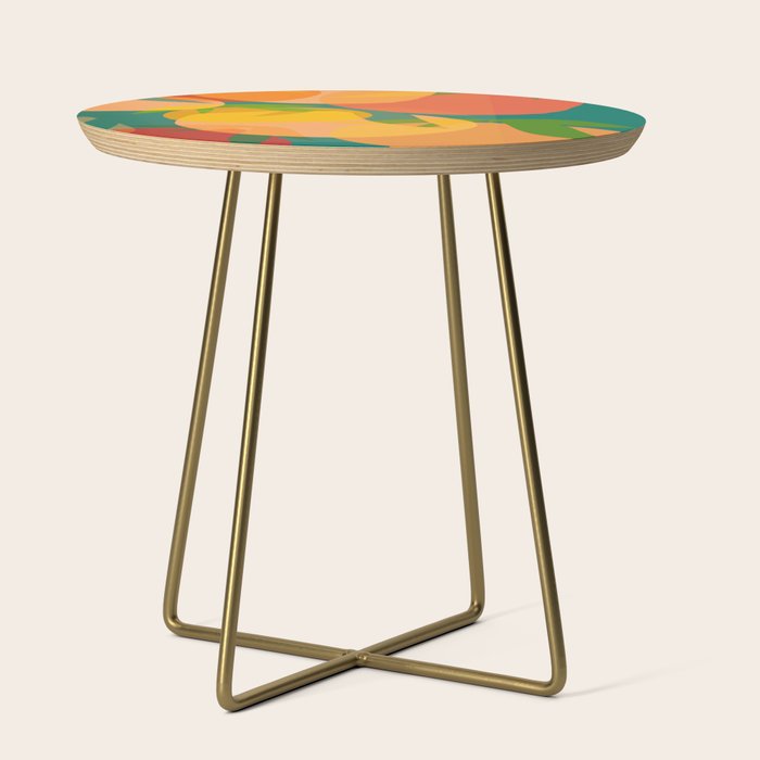 Spring Citrus #2 - Modern Art Print Side Table Gallery Image 1