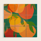 Spring Citrus #2 - Modern Art Print Wood Wall Art Gallery Image 1