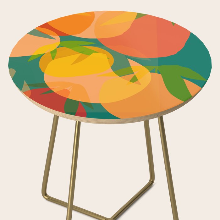 Spring Citrus #2 - Modern Art Print Side Table Gallery Image 2