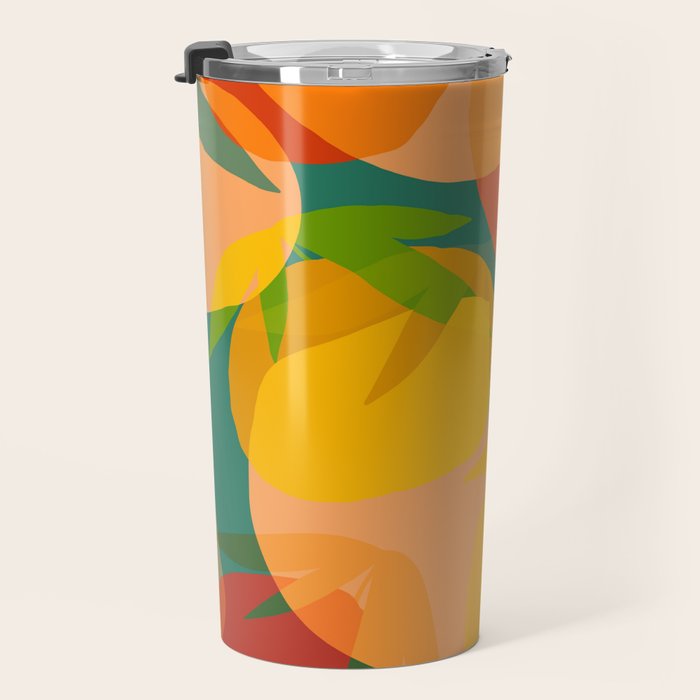 Spring Citrus #2 - Modern Art Print Travel Mug Gallery Image 3