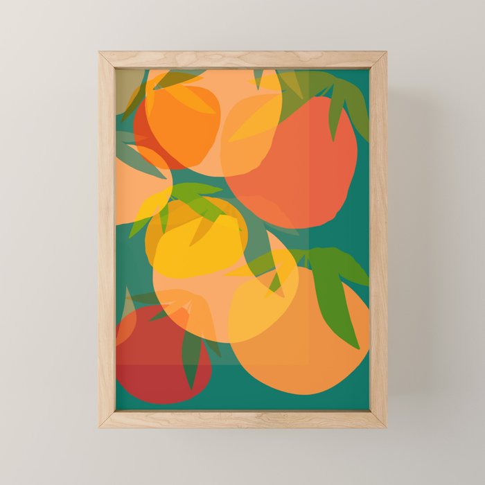 Spring Citrus #2 - Modern Art Print Mini Art Print Gallery Image 1