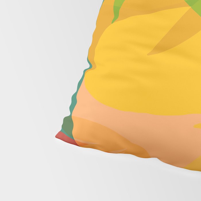 Spring Citrus #2 - Modern Art Print Pillow Sham Gallery Image 4