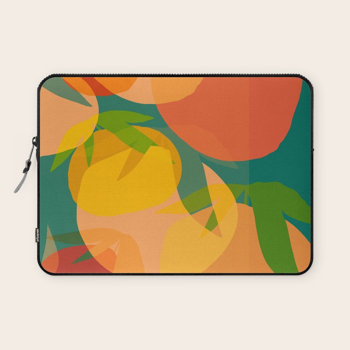 Spring Citrus #2 - Modern Art Print Laptop Sleeve Gallery Image 1