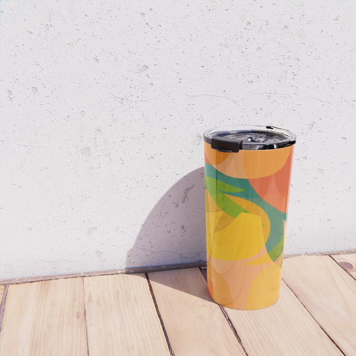 Spring Citrus #2 - Modern Art Print Travel Mug Gallery Image 4