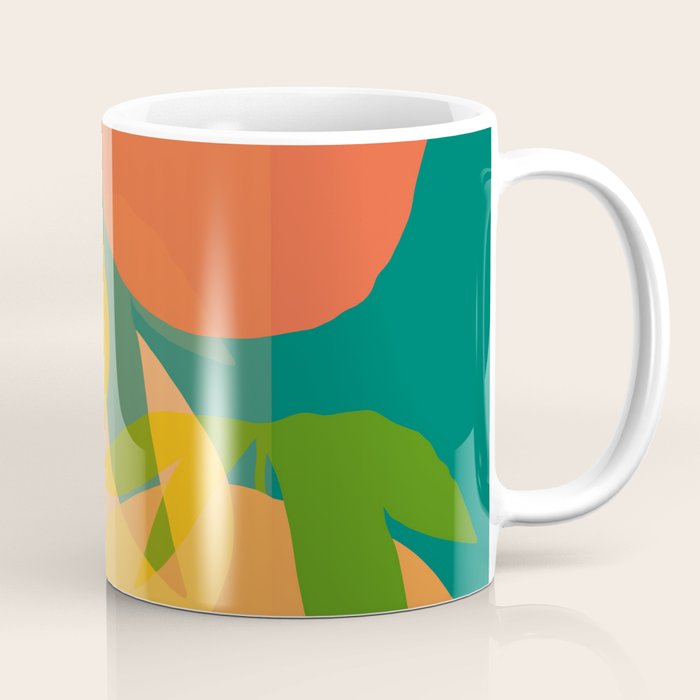 Spring Citrus #2 - Modern Art Print Coffee Mug Gallery Image 1