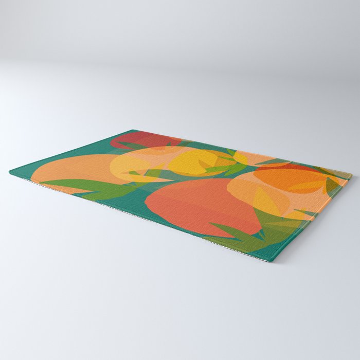 Spring Citrus #2 - Modern Art Print Rug Gallery Image 3