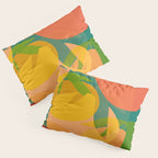 Spring Citrus #2 - Modern Art Print Pillow Sham Gallery Image 3