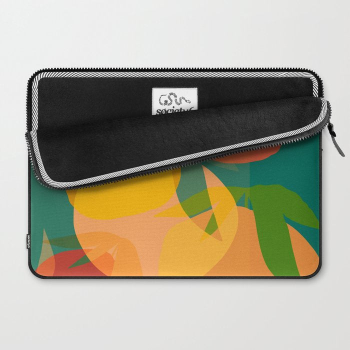 Spring Citrus #2 - Modern Art Print Laptop Sleeve Gallery Image 2