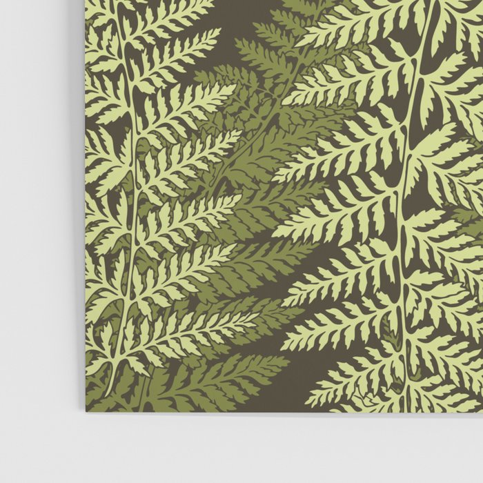 Forest Ferns - Woodland Green Poster Gallery Image 3