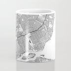 Detroit White Map Coffee Mug Gallery Image 4