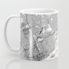 Detroit White Map Coffee Mug Gallery Image 3