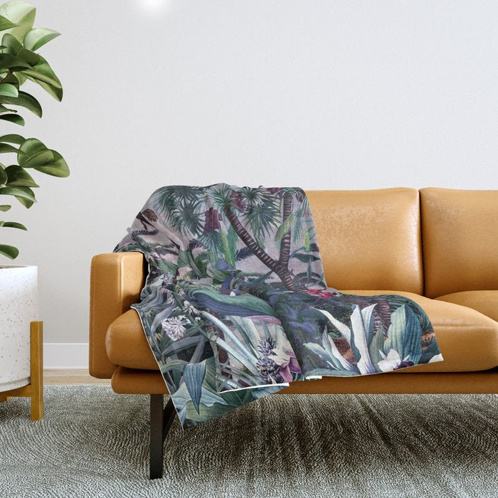 Magical Forest Throw Blanket Gallery Image 1
