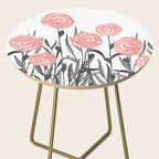 Abstract, Flower Garden, Watercolor, Floral Prints Side Table Gallery Image 2