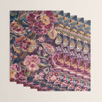 Exotic Plum Bohemian Floral Wrapping Paper Gallery Image 3