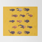Rhino and Stag Throw Blanket Gallery Image 2