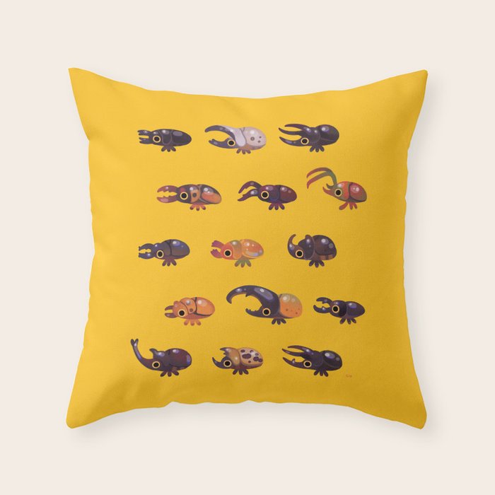 Rhino and Stag Throw Pillow Gallery Image 6