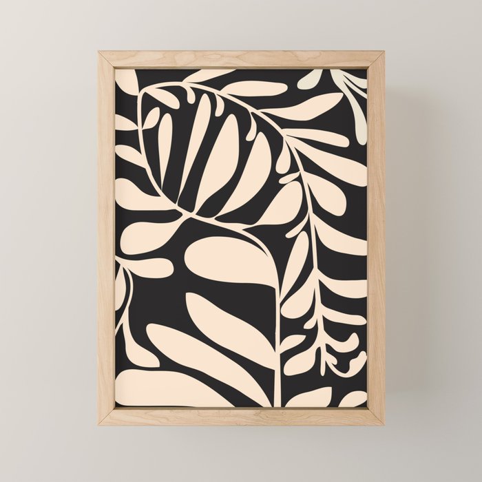 Abstract Plant 3/4 Mini Art Print Gallery Image 1