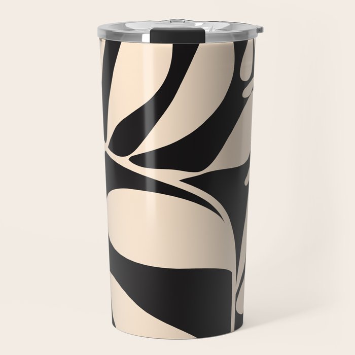 Abstract Plant 3/4 Travel Mug Gallery Image 1