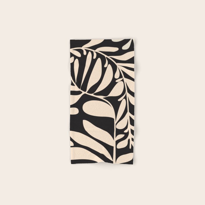 Abstract Plant 3/4 Bath Towel Gallery Image 1