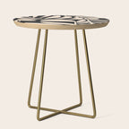 Abstract Plant 3/4 Side Table Gallery Image 1