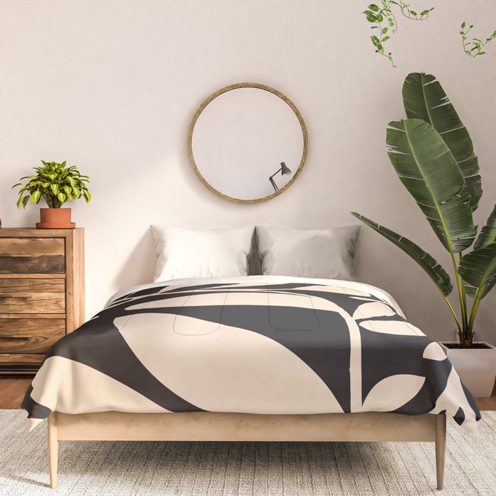 Abstract Plant 3/4 Comforter Gallery Image 3
