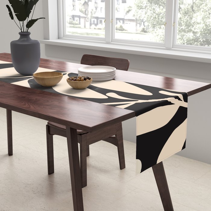 Abstract Plant 3/4 Table Runner Gallery Image 2