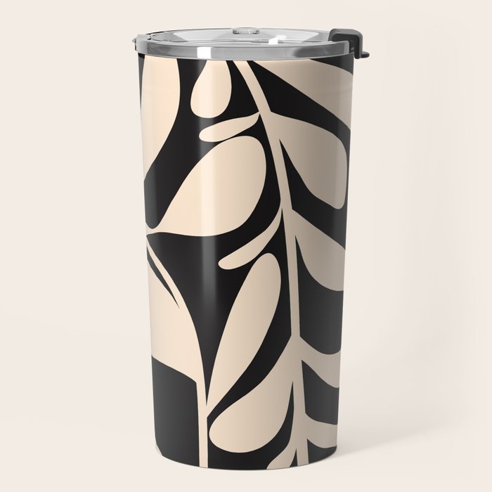 Abstract Plant 3/4 Travel Mug Gallery Image 2