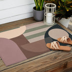 Geometric Abstraction 263 Outdoor Rug Gallery Image 2