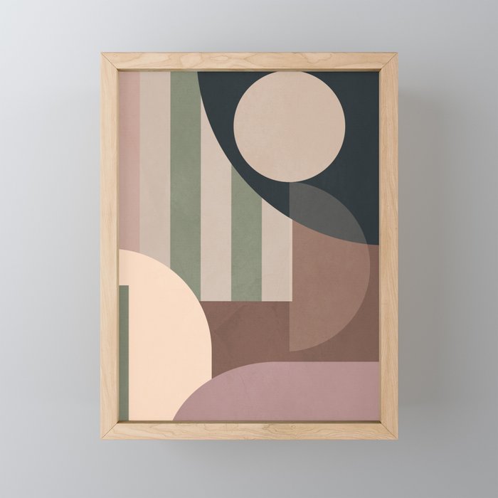 Geometric Abstraction 263 Mini Art Print Gallery Image 1