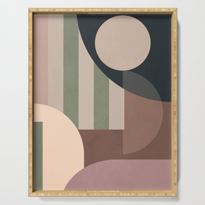 Geometric Abstraction 263 Serving Tray Gallery Image 1