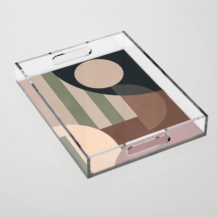 Geometric Abstraction 263 Acrylic Tray Gallery Image 1