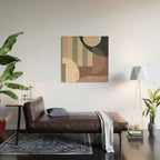 Geometric Abstraction 263 Wood Wall Art Gallery Image 2