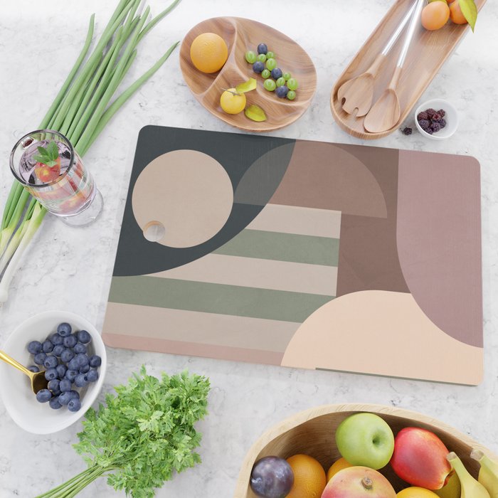 Geometric Abstraction 263 Cutting Board Gallery Image 2