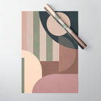 Geometric Abstraction 263 Wrapping Paper Gallery Image 1
