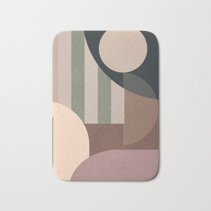 Geometric Abstraction 263 Bath Mat Gallery Image 1