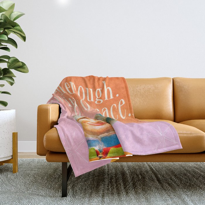 Moving to Space Throw Blanket Gallery Image 1