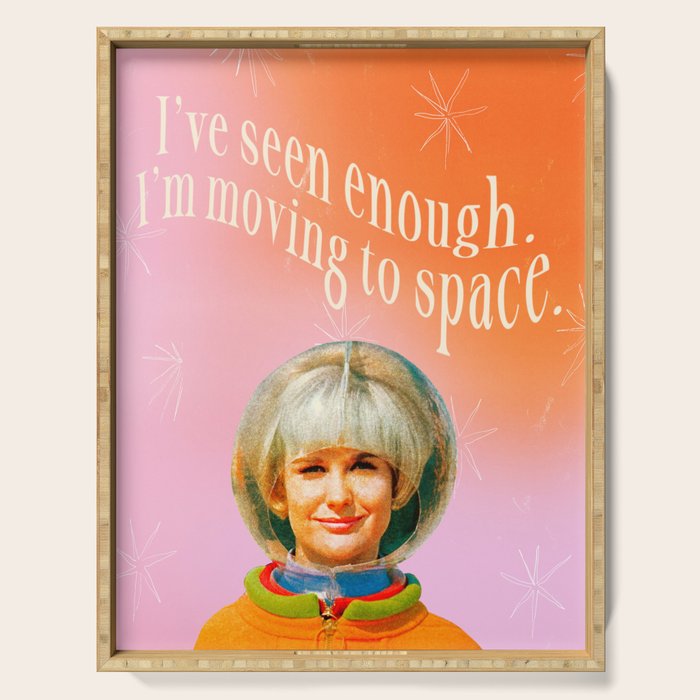Moving to Space Serving Tray Gallery Image 1