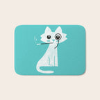 Mark - fancy cat Bath Mat Gallery Image 1