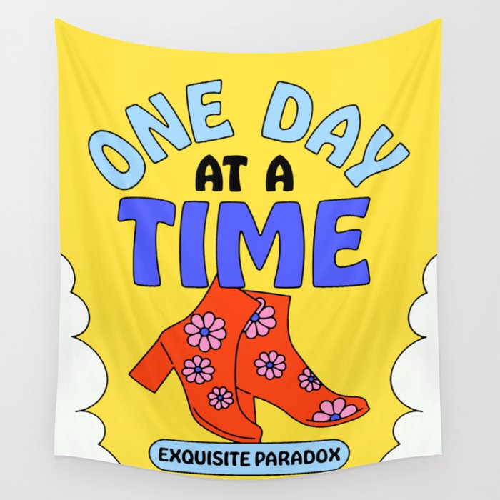 One Day At A Time Wall Tapestry Gallery Image 1