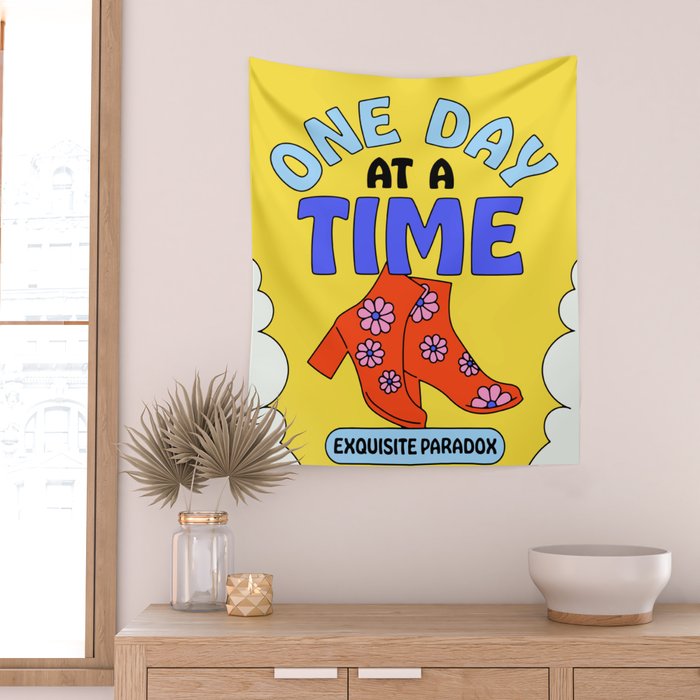 One Day At A Time Wall Tapestry Gallery Image 2