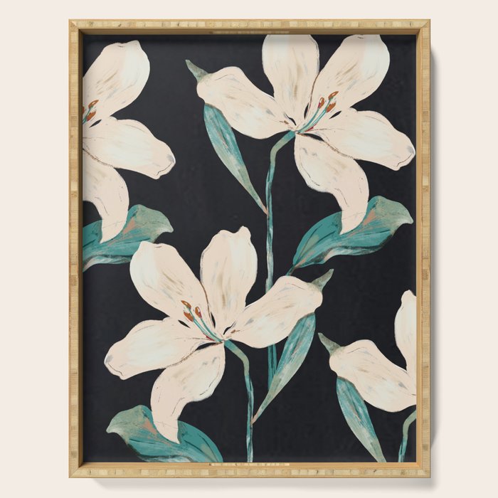 Spring Flowers 8 Serving Tray Gallery Image 1