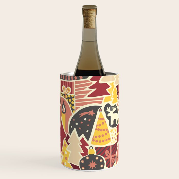Christmas Holiday Collage Wine Chiller Gallery Image 3