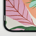 The Inseparable V.01, Nature Botanical Plants, Blush Leaves Modern Boho, Pastel Illustration Garden Laptop Sleeve Gallery Image 3