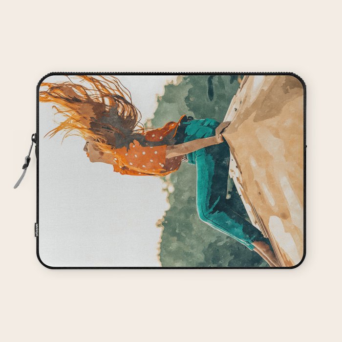Live Free, Freedowm Woman Empower Painting, Fashion Female Human Rights Laptop Sleeve Gallery Image 1