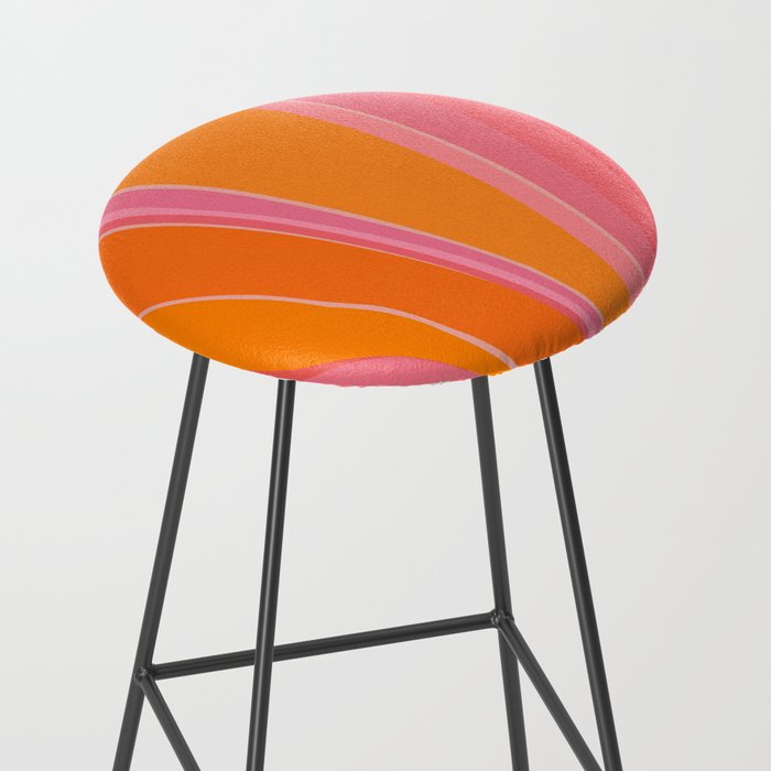 Sunshine Stripe Floral Stool Gallery Image 2