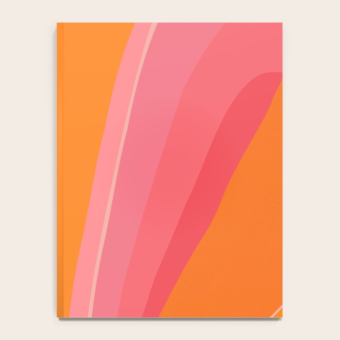 Sunshine Stripe Floral Notebook Gallery Image 4