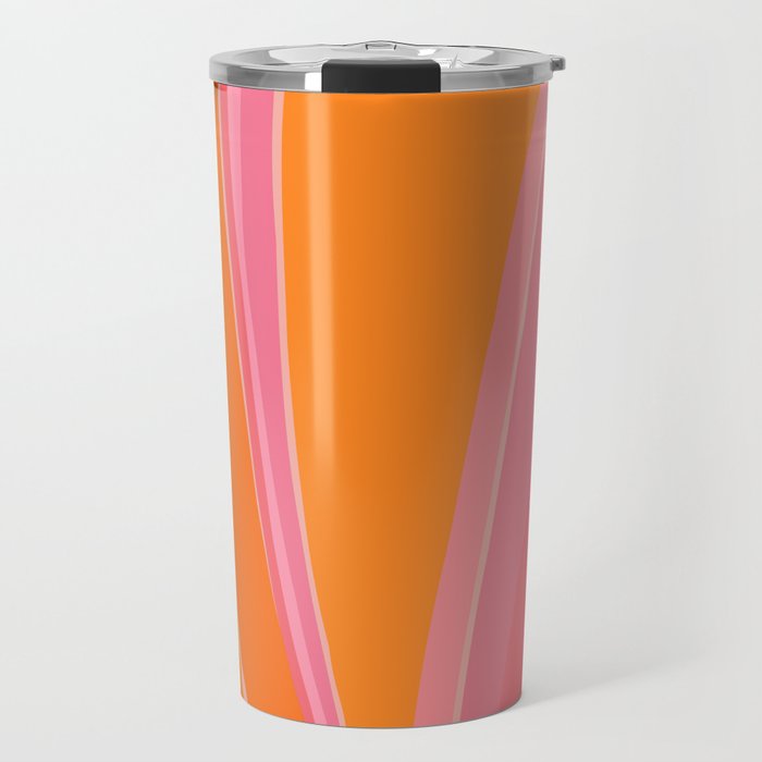 Sunshine Stripe Floral Travel Mug Gallery Image 1